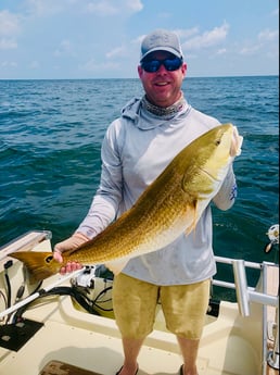 Redfish fishing in Galveston, Texas