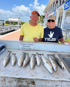 Speckled Trout / Spotted Seatrout fishing in Galveston, Texas