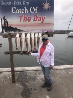 Redfish fishing in Rockport, Texas