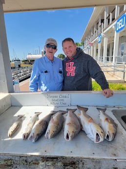 Redfish, Speckled Trout / Spotted Seatrout Fishing in Galveston, Texas