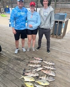 Florida Pompano, Sheepshead Fishing in Orange Beach, Alabama