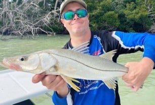 Snook fishing in Tavernier, Florida