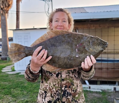 Flounder fishing in Port O&#039;Connor, Texas