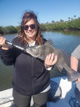 Black Drum fishing in New Smyrna Beach, Florida