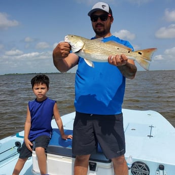 Redfish fishing in Galveston, Texas