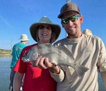 Black Drum fishing in South Padre Island, Texas