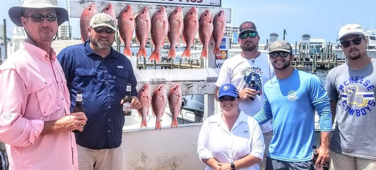 Red Snapper fishing in Destin, Florida