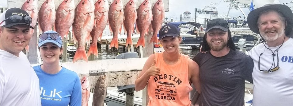 Red Snapper fishing in Destin, Florida