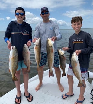 Redfish fishing in Port O&#039;Connor, Texas