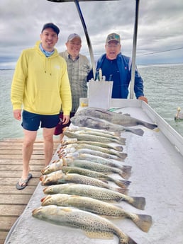 Black Drum, Speckled Trout Fishing in South Padre Island, Texas