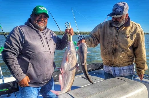 Blue Catfish fishing in Dallas, Texas