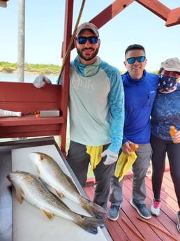 Redfish fishing in South Padre Island, Texas