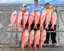 Red Snapper fishing in Corpus Christi, Texas