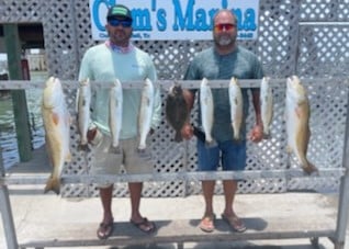 Flounder, Redfish, Speckled Trout / Spotted Seatrout fishing in Corpus Christi, Texas