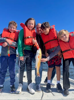 Redfish fishing in Galveston, Texas