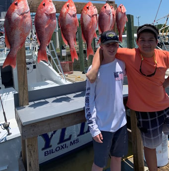 Red Snapper fishing in Biloxi, Mississippi