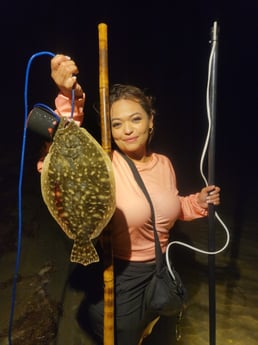 Flounder Fishing in South Padre Island, Texas