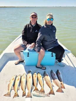 Redfish fishing in Port O&#039;Connor, Texas