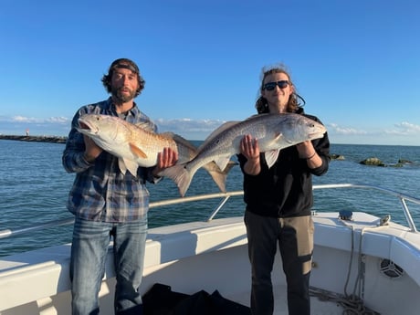 Redfish fishing in Galveston, Texas