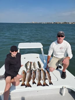 Redfish, Speckled Trout / Spotted Seatrout Fishing in South Padre Island, Texas