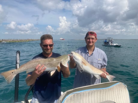 Redfish fishing in Rockport, Texas