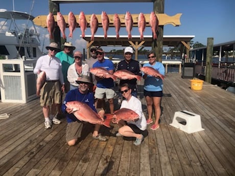 Red Snapper fishing in Orange Beach, Alabama