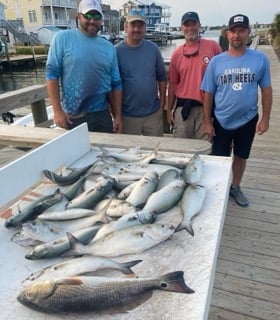 Redfish Fishing in Beaufort, North Carolina