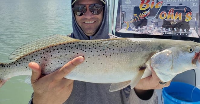 Speckled Trout / Spotted Seatrout fishing in Port Isabel, Texas