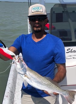 Speckled Trout / Spotted Seatrout fishing in South Padre Island, Texas