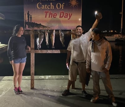 Black Drum, Redfish, Speckled Trout / Spotted Seatrout fishing in Rockport, Texas