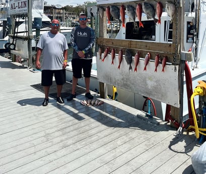 Triggerfish, Vermillion Snapper fishing in Destin, Florida