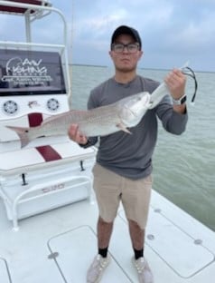 Redfish fishing in South Padre Island, Texas