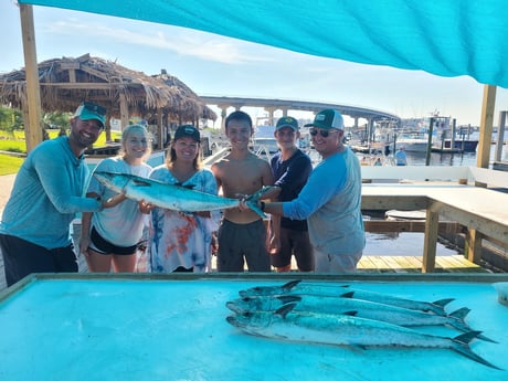 Spanish Mackerel fishing in Orange Beach, Alabama