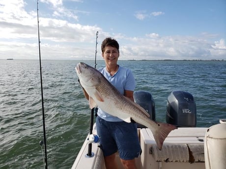 Redfish fishing in Galveston, Texas