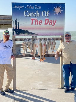 Redfish fishing in Rockport, Texas