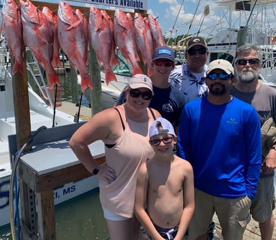 Red Snapper fishing in Biloxi, Mississippi