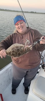 Flounder fishing in Galveston, Texas