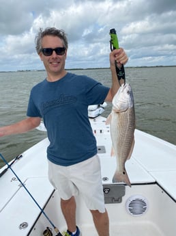 Redfish fishing in Galveston, Texas