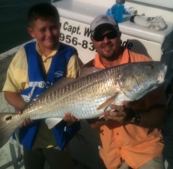 Redfish fishing in South Padre Island, Texas