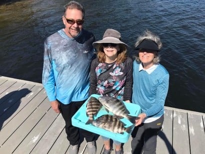 Sheepshead Fishing in St. Petersburg, Florida