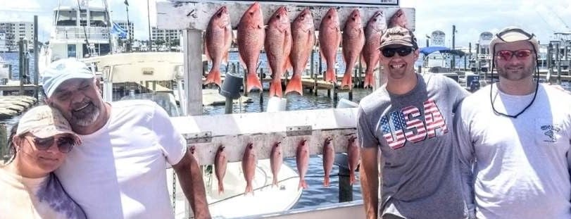 Red Snapper fishing in Destin, Florida