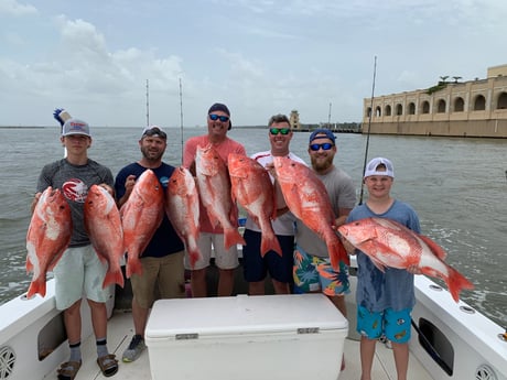 Red Snapper fishing in Biloxi, Mississippi