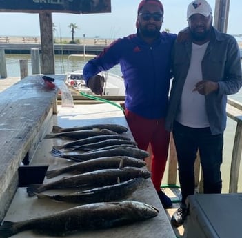 Speckled Trout / Spotted Seatrout fishing in Galveston, Texas