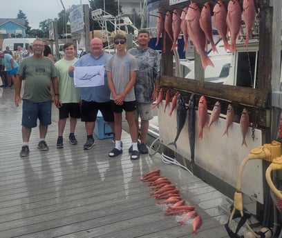 False Albacore, Kingfish, Red Snapper, Vermillion Snapper Fishing in Destin, Florida