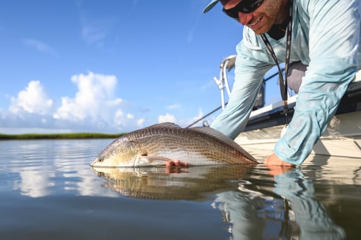 Redfish fishing in Wrightsville Beach, North Carolina, USA