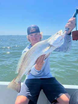 Speckled Trout / Spotted Seatrout Fishing in Galveston, Texas