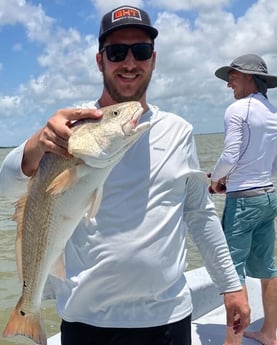 Redfish fishing in Galveston, Texas