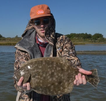 Flounder fishing in Galveston, Texas