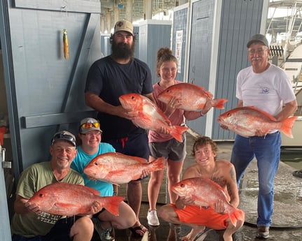 Red Snapper fishing in Galveston, Texas