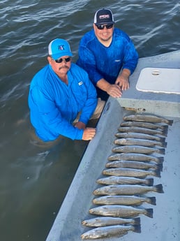 Speckled Trout / Spotted Seatrout fishing in Port O&#039;Connor, Texas